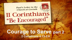 Courage to Serve Part 2